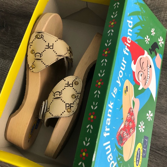 ✨RARE✨Dr. Scholl’s Vintage Classic Slides for Paul Frank NIB - Picture 9 of 10